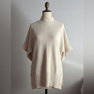 LOFT Cream Turtleneck Sweater